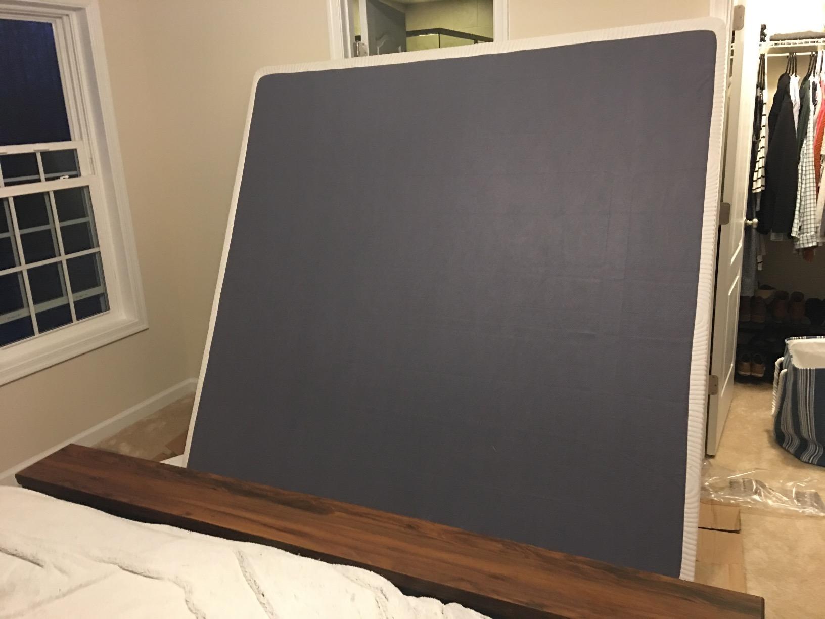 21/mo Finance Zinus Edgar 4 Inch Wood Box Spring / Mattress