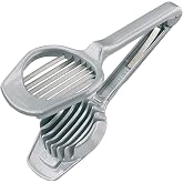 Westmark Mushroom &amp; Egg Slicer &ndash; Heavy-Duty Aluminum Cutter with 7 Stainless Steel Blades for Even Slices, Multi-Purpose Food Slicer for Mushrooms, Eggs, Strawberries &amp; Kiwi, Kitchen Essentials