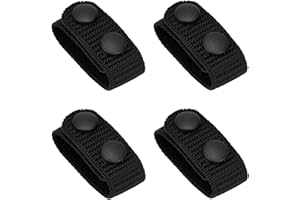 TACNEX Duty Belt Keeper Stays Nylon Belt Loop Holder Retainer for 2.25"/2"/1.75"/1.5" Wide Tactical Belt Gear Accessories 4PCS