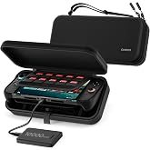 COOWPS Carrying Case with 10000mAh, PD 22.5W Power Bank for Nintendo Switch 2, Fits P2/Belkin/SUPCASE/Killswitch Case, Portable Travel Storage Protective Case Large Space for Switch 2 Accessories