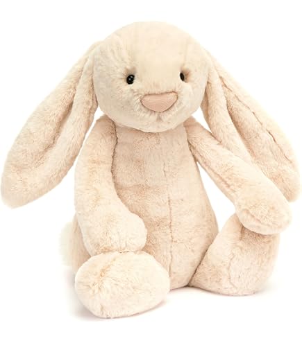 Amazon.com: Jellycat Bashful Cream Bunny Stuffed Animal, Huge 20