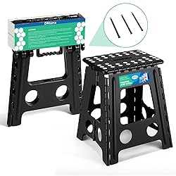 Dyforce 16 Inch Folding Step Stool 400lbs Capacity