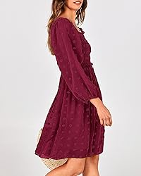 BTFBM Women Square Neck Smocked Dresses 2024 Summer