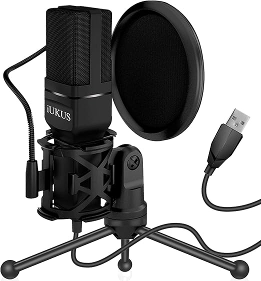 IUKUS USB Microphone, PC Microphone USB Condenser Amazon.co.uk