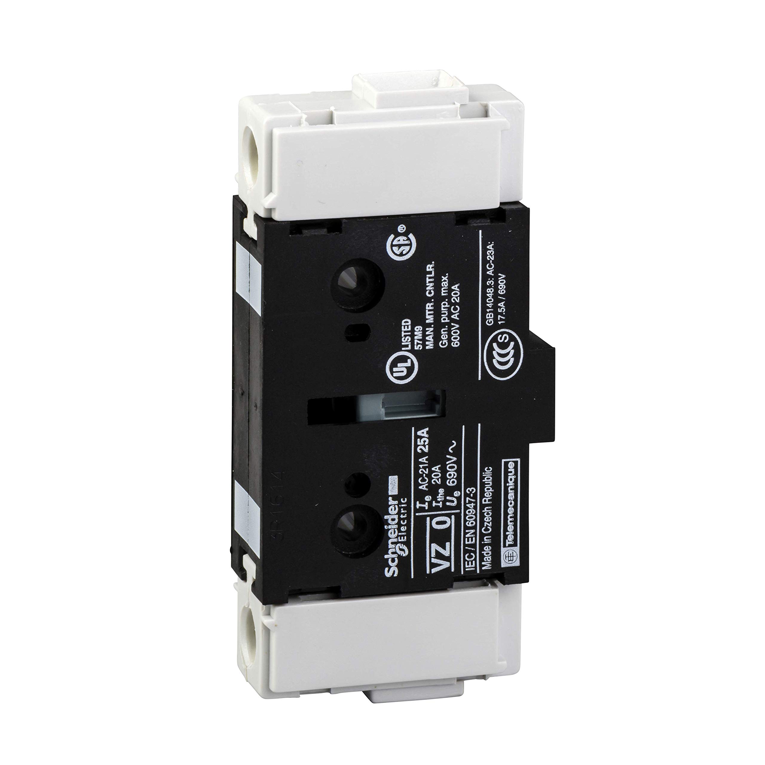 Schneider Electric, TeSys Mini Vario, additional pole - 63 A - for V3, VZ3