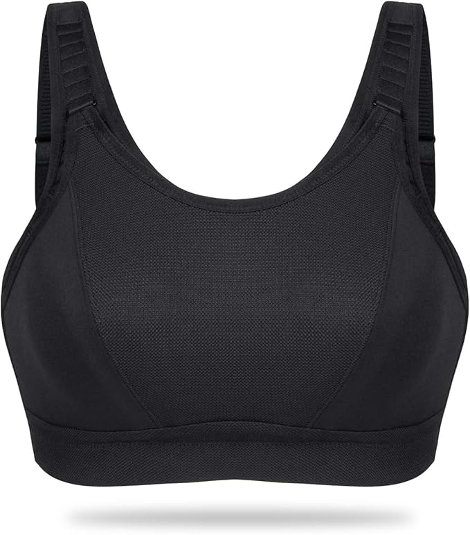 Wingslove Women’s Sports Bra High Impact Bounce Adjustable Control