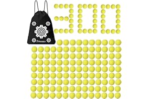 POKONBOY 300 Rounds Refill Pack Balls Ammo Compatible with Nerf Rival Gun, Foam Bullet Ball Replacement Refill Pack for Blasters Guns