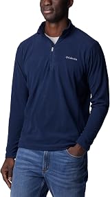 Columbia Klamath Range II Half Zip Fleece Pull Over Collegiate Navy L UK view 5