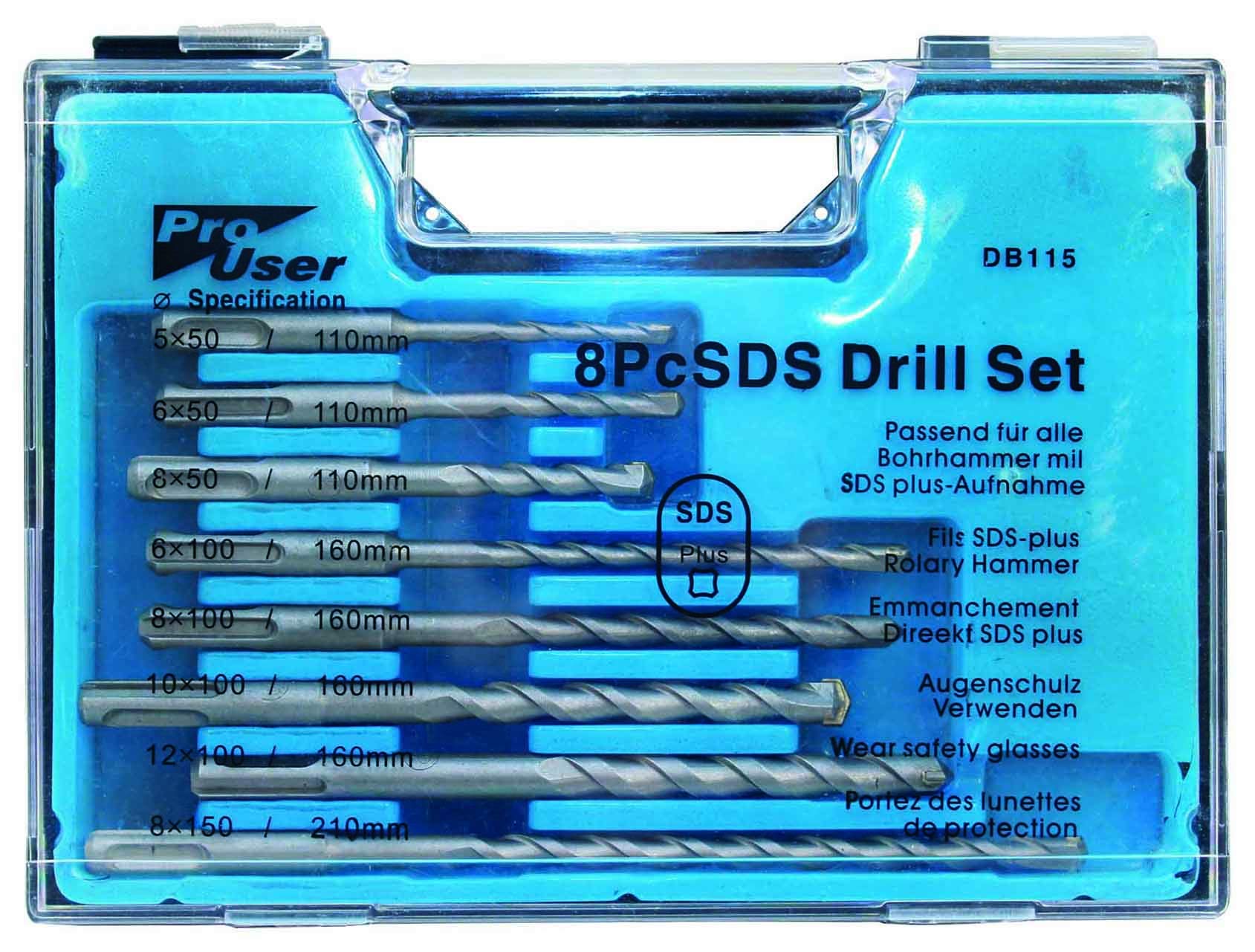 Pro Use BB-DB115 SDS Drill Set