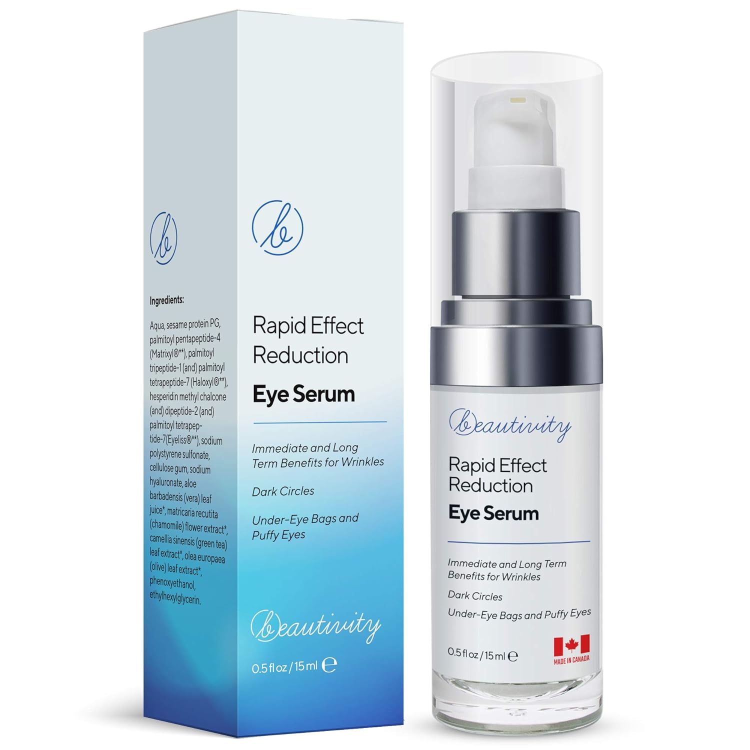 Rapid Effect Eye Gel Eye Wrinkle Cream Reduce Under-Eye Bags, Wrinkles, Dark Circles, Fine Lines & Crow's Feet Instantly and Visibly for Women Men: Beauty
