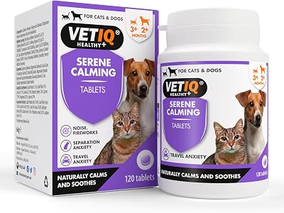 VETIQ Serene Calming Tablets for Cats & Dogs 120 Tablets