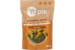 Yupik Raw Pumpkin Seeds, Shelled Kernels, 285 g, Kosher, Gluten-Free, Unsalted, Unroasted, No Shell, Nutritious & Healthy Sna