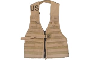 Military Outdoor Clothing Previously Issued U.S. G.I. Coyote MOLLE II Fighting Load Carrier (FLC) Vest