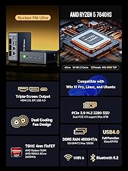 GMKtec M6 Ultra Gaming Mini PC Ryzen 7640HS