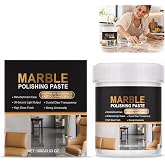 Marble Polishing Paste, Professional Stone Polish &amp; Cleaner for Marble, Granite, Quartz Surfaces, Granite &amp; Quartz Countertop Cleaner Sealer &amp; Protector for Kitchen, Bathroom, Floors &amp; Walls (3.53 oz)