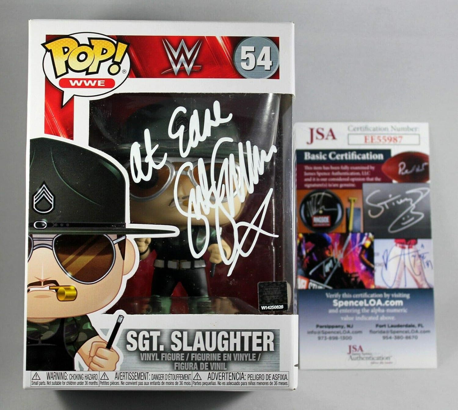 funko pop wwe sgt slaughter