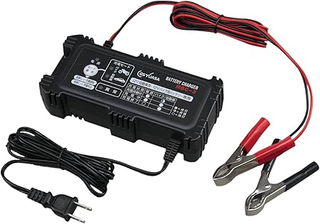 Amazon Gs Yuasa ジーエスユアサ バッテリー充電器 バイク用 12v 2 3 ah 自動車用 12v 21 36ah Mbc 3 バイクバッテリー充電器 車 バイク
