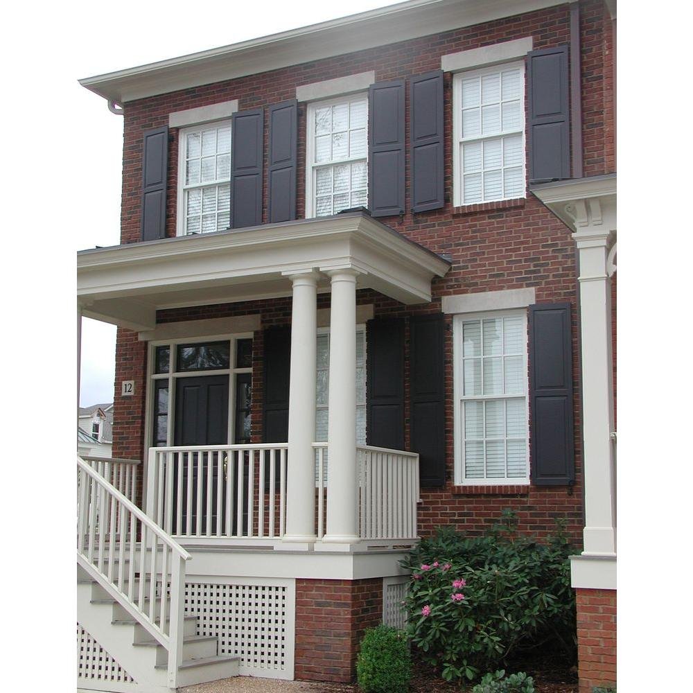 Per Pair Ekena Millwork RWR12X045UNP Exterior Real Wood