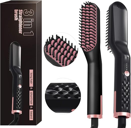Amazon Com Z Eternity Hair Straightener Brush Ionic Hair