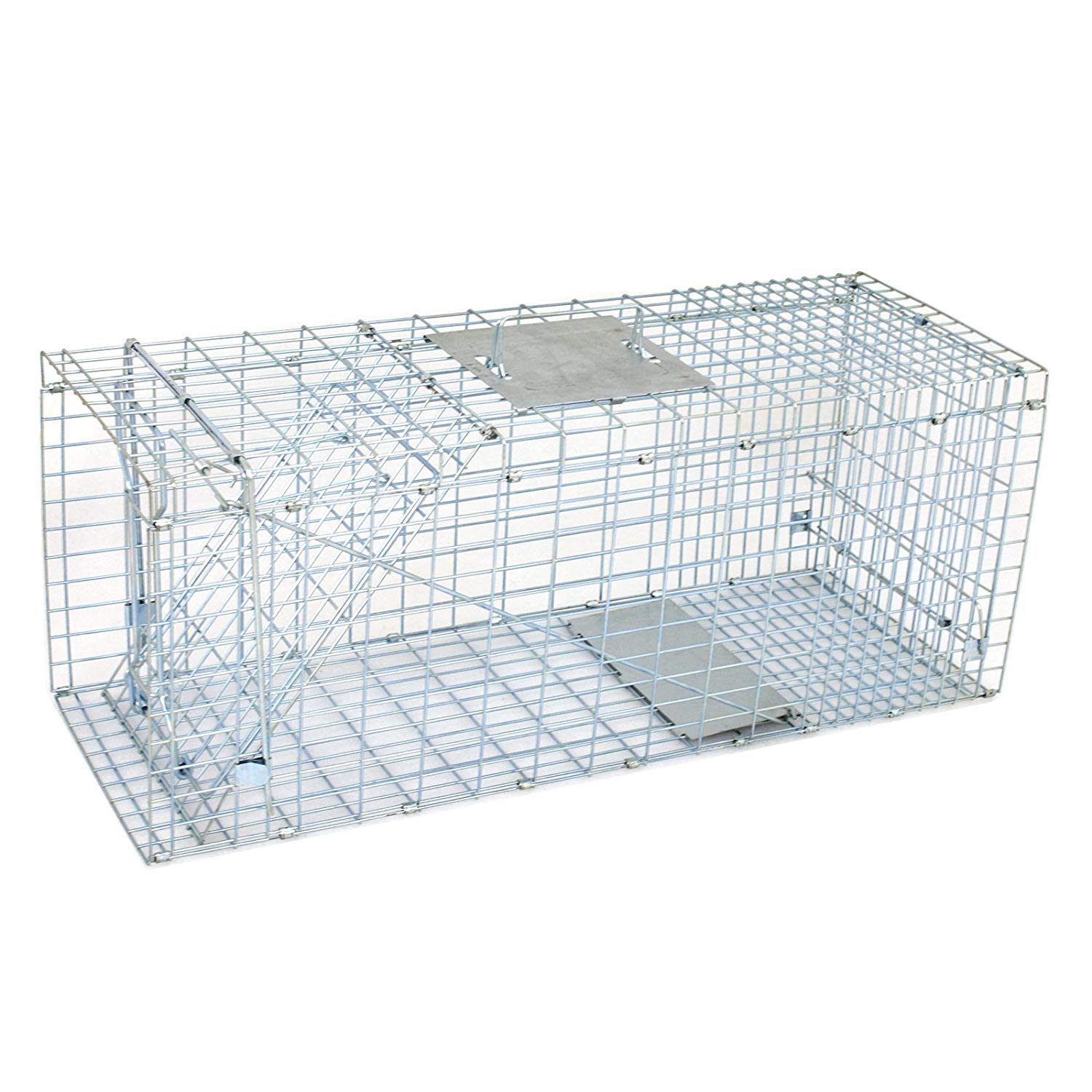 HomGarden Humane Live Animal Cage Trap 32inch Steel Catch
