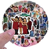 MUYINGZHUO Cool HMS Stickers, 60PCs Pack Squad Bros Stickers for Laptop, Hydro Flask, Water Bottle, Phone, Vinyl Decals for Friends, Teens, Delicate Decals as Gifts (Ho60)