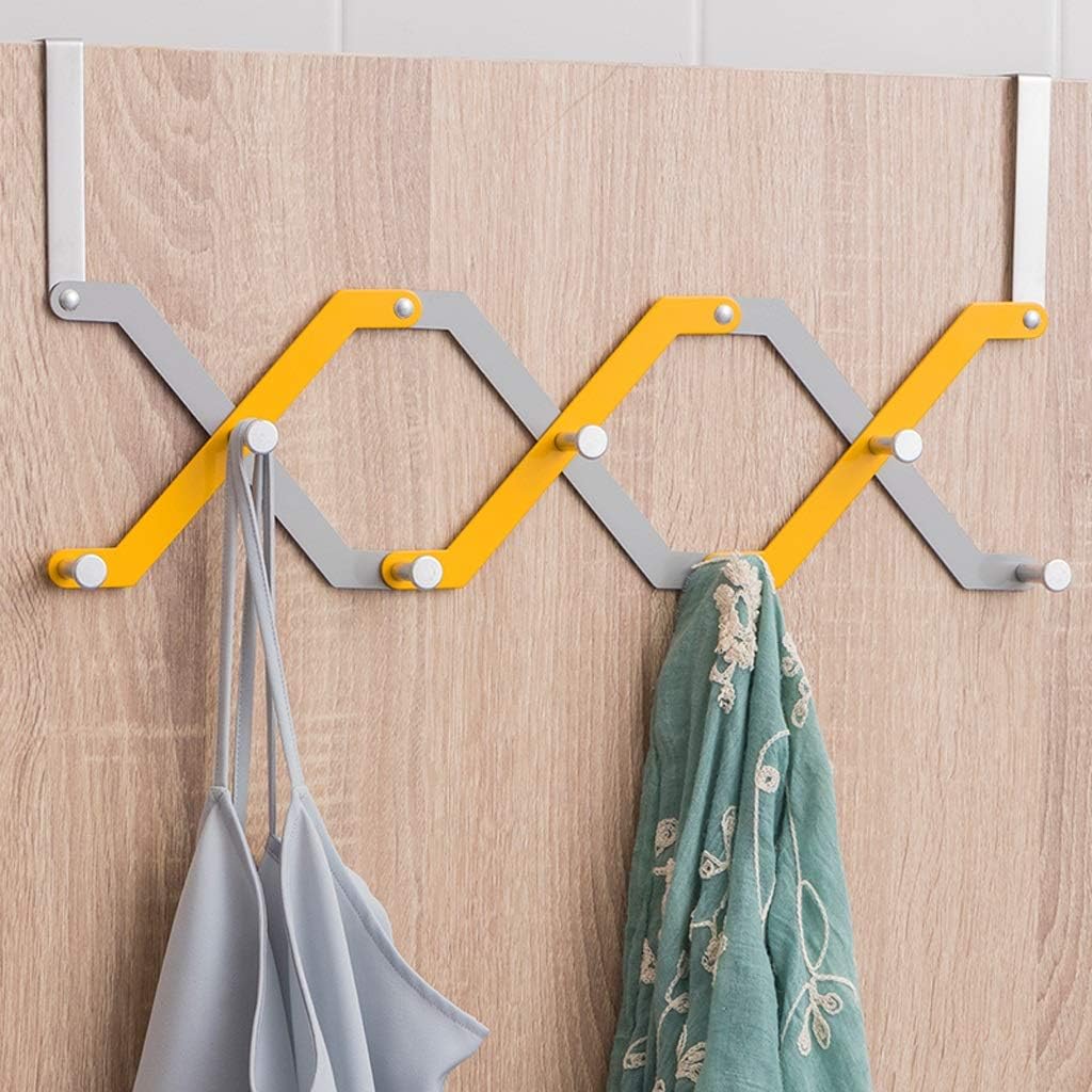 coat rack retractable hooks