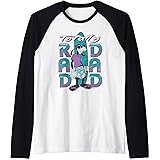 Disney Goofy Totally Rad Dad Father’s Day Surfing Distressed Raglan Baseball Tee