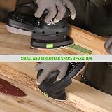GALAX PRO 200W Detail Sander 12000 OPM Dust Collection 10 Sandpapers view 8