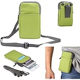 Universal Crossbody Cell Phone Purse Waist Pack Bag for Outdoor Sports Moblie Phone Carrying Cases Shoulder Belt Bag Pouch for iPhone 7 6/6S Plus Samsung Galaxy Phones Under 6.0'' from WaitingU