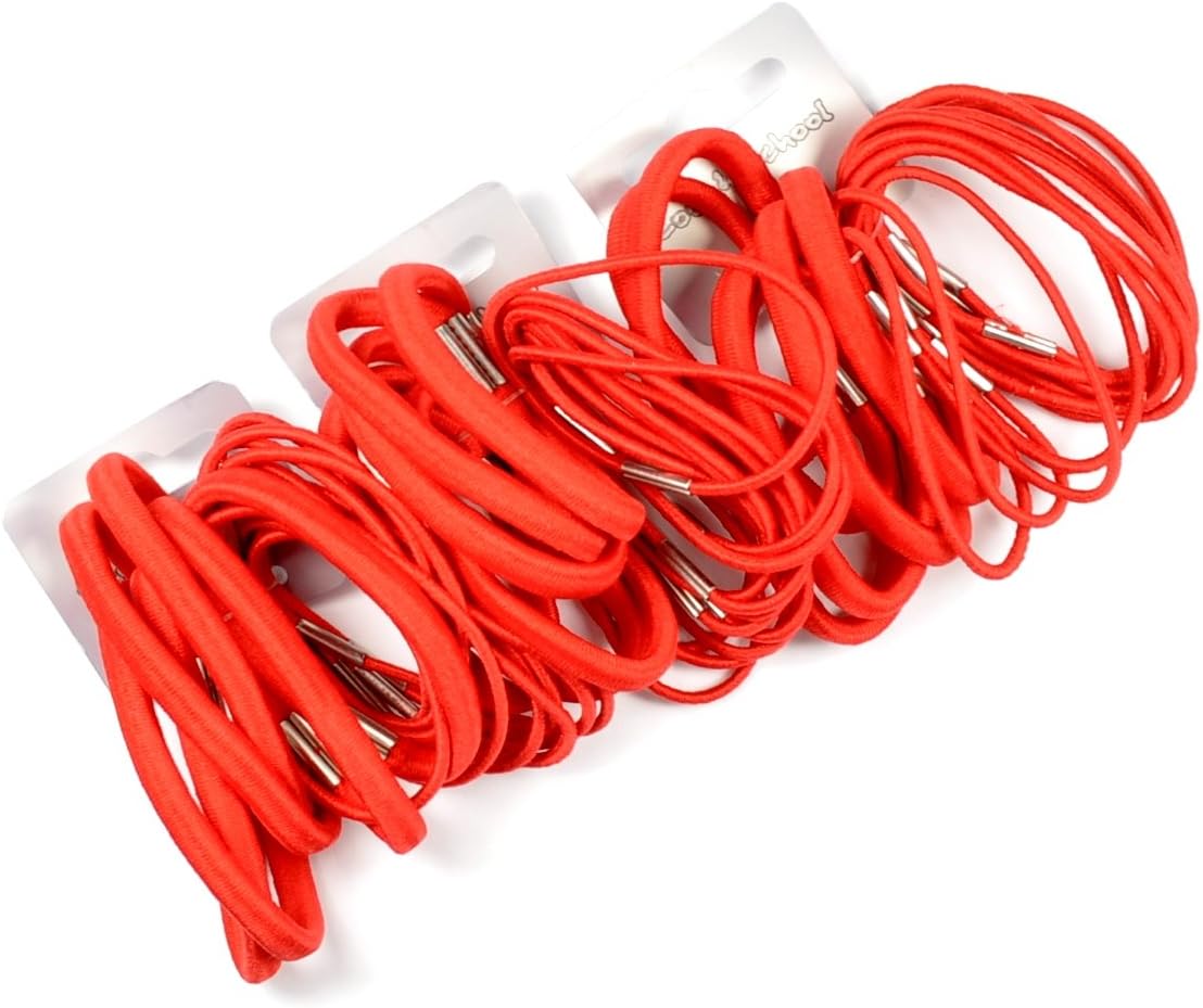 54 x Thick & Thin Red Hair Elastics/ Bobbles Amazon.co.uk Beauty