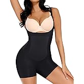 Lover-Beauty Tummy Tuck Compression Garment for Women Open Bust Shapewear Seamless Bodysuit Faja Body Shaper