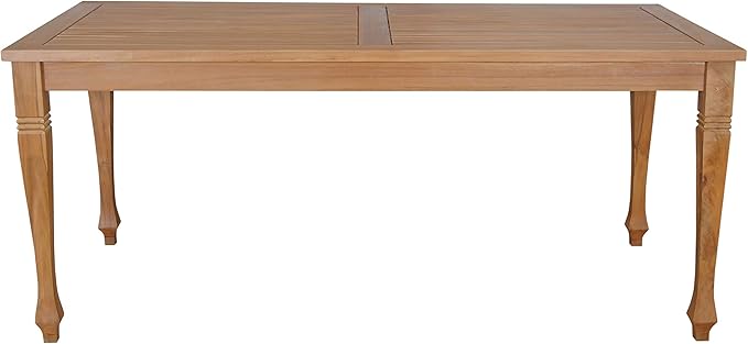 Anderson Teak TB-6536 Rockford Mesa de Comedor Rectangular de Teca