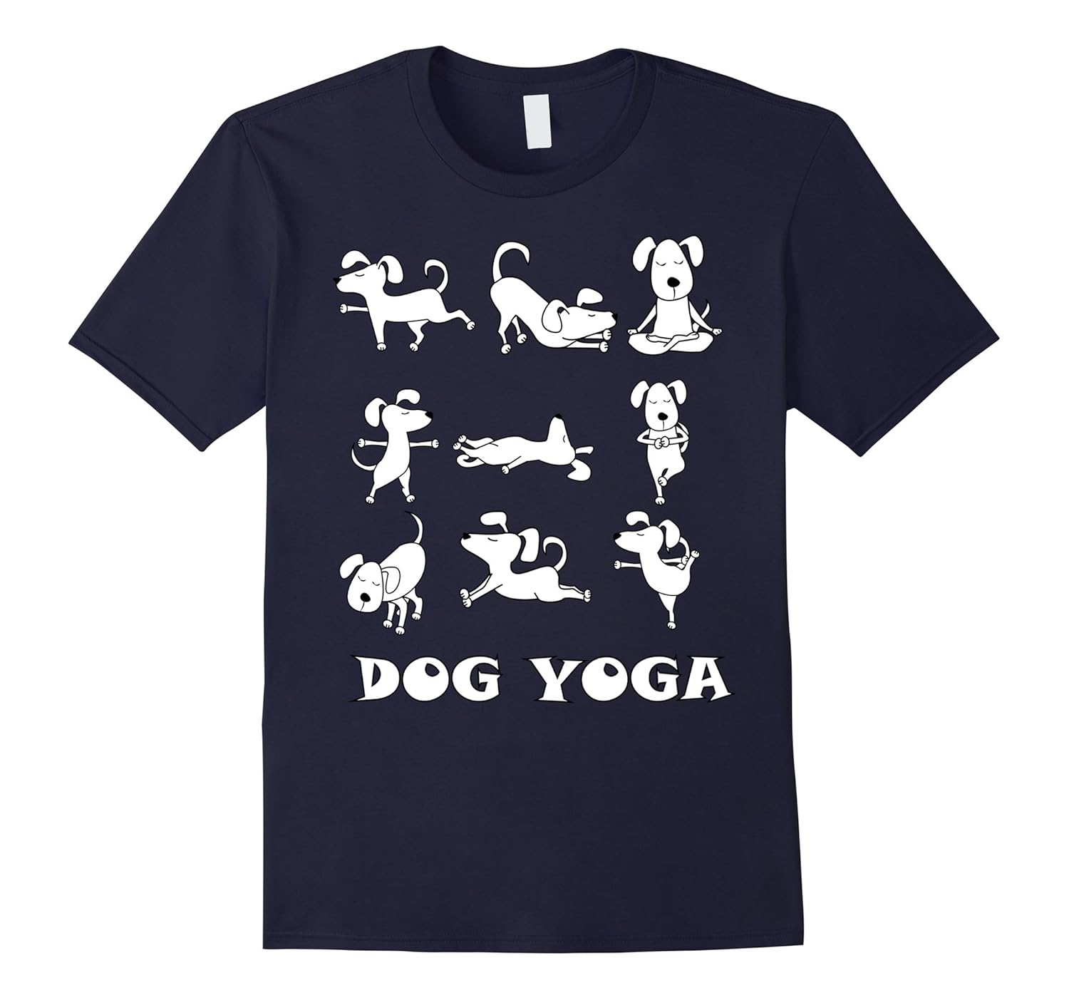 Dog Yoga | Cute Canine T-Shirt for Zen, Spiritual Pet Lovers-ANZ