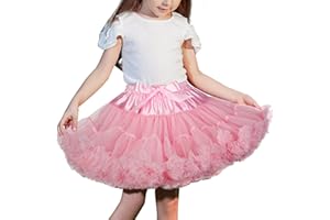 XinChangShangMao Girl's Petticoat, Baby Girls Soft Tutu Skirt Fluffy Pettiskirt Princess Ballet Dance Skirts