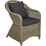 Amazon.de: Gartenmöbel Set Como-6 Tisch ausziehbar Holzdekor mit 6