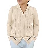 Arshiner Boys School Cardigan Sweater Long Sleeve Button Down Knit Shirts Fall Casual Vintage Shirt for Kids 5-13 Years