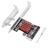 ELUTENG PCIE SATA Expansion Card 2 Port PCIE to