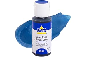 ENCO Food Coloring Gel Royal Blue 1.41 oz (40g) Concentrated, Vegan