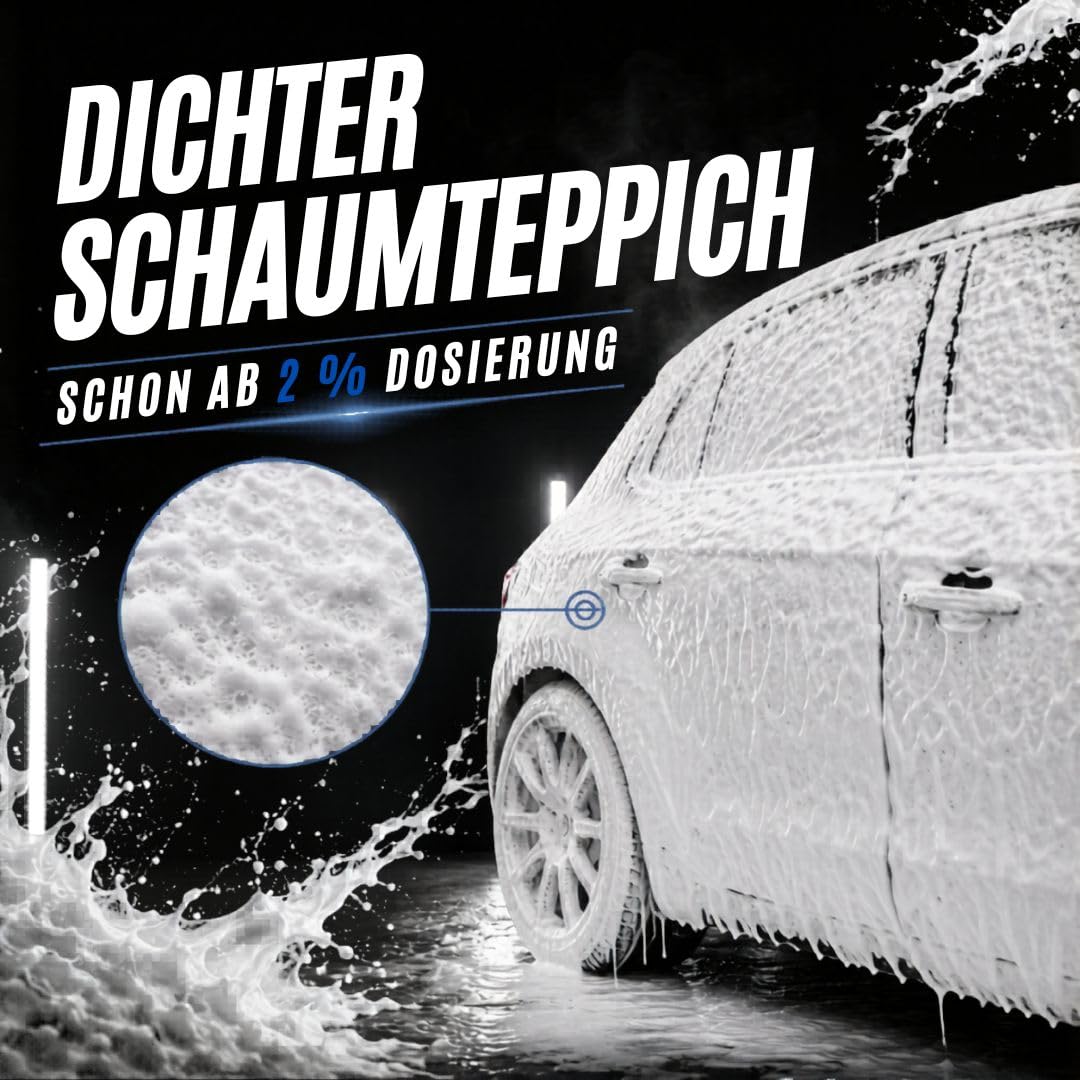 EXO SNOW FOAM | pH-neutral | Autoshampoo | Fahrzeugreiniger mit Duft NEU (5 Liter) 3
