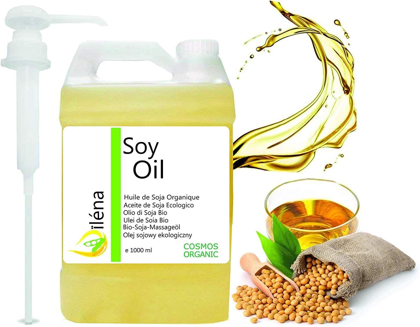 Bio Soya Oil Skin Care Superhero! Professional Oil Massage, Moisturising Body Oil, Anti-Age Make Up Remover Oil