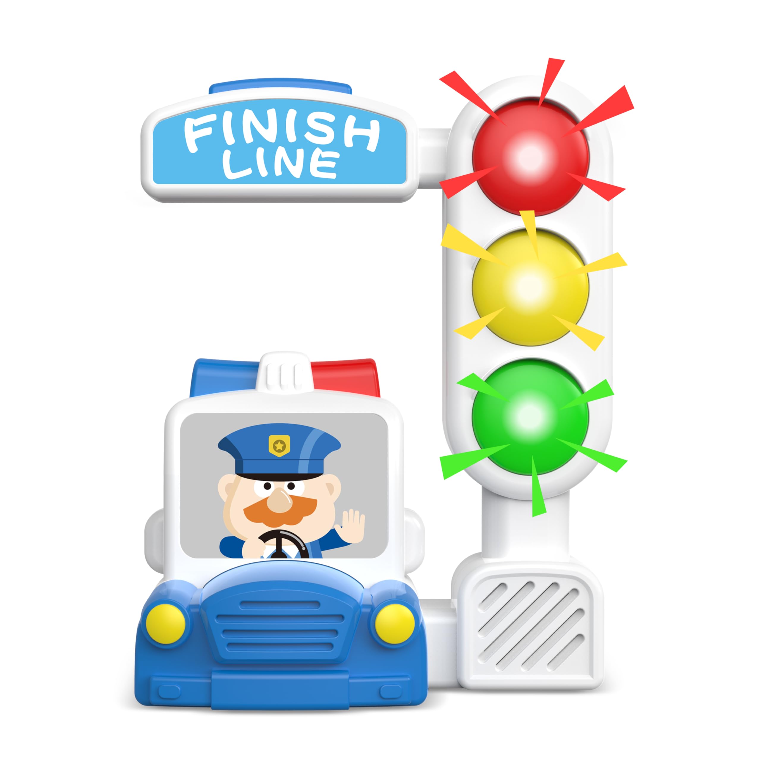 Photo 1 of 3 Games in 1 Traffic Light Toy with Motion Sensor, Kids Toys for 3-5, 6, 7, 8+ Years Old Fun Kids Games with Voice Indication and Music, Indoor Outdoor Toys for Ages 5-7 8-13 Gifts Toys for Girls Boys