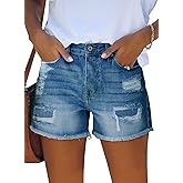 KISSMODA Women's Casual Denim Shorts Summer Jeans Stretchy Hot Short Pants