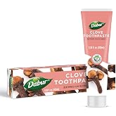 Dabur Clove Toothpaste - Oral Care Hygiene, Travel Size Freshness 100ml | Clove Formula for Daily Oral Hygiene, Fresh Breath Feel and Convenient 100ml Tube for Travel Use and Easy Care Routine Simple