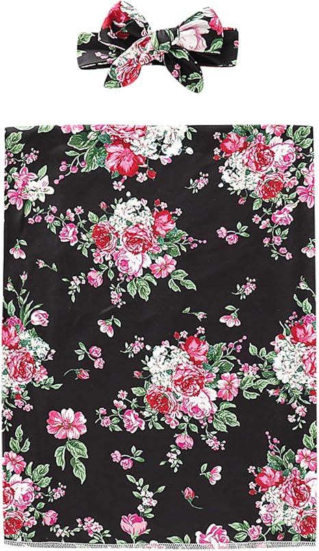 floral swaddle set