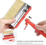 Sukudon 2 Pcs Wallpaper Paste Brush Large Masonry Paint Brush Set 12cm view 5