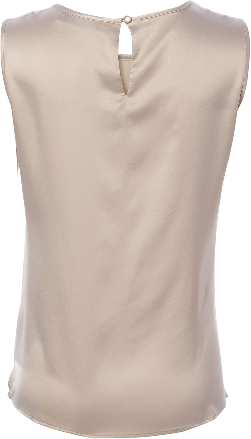 Kasper Women's Sleeveless Charmeuse Shell at  Women’s Clothing store