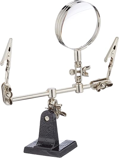 Rolson 60335 Helping Hand with 60 mm Magnifying Glass