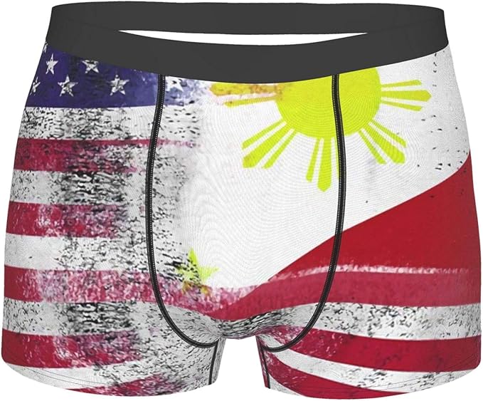 XISDHG Men's Boxer Briefs Comfort Novelty Design Eastic Waistband