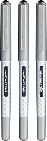 uni-ball UB-157D Eye Designer Black Rollerball Pens 0.7mm Pack of 3 view 2
