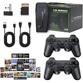 2026 Newest Retro Game Console, 20000+ Games Wireless Home Arcade for TV, HDMI Plug &amp; Play Video Game Stick 64G with 2.4G Dual Controllers, Dual TV Output &ndash; Classic Gaming Gift for Kids &amp; Adults